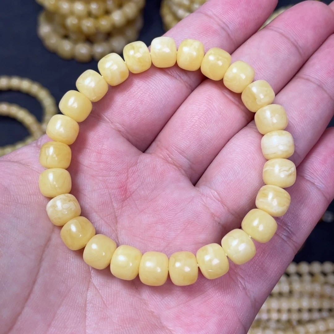 未镶嵌蜜蜡裸石蜜蜡手串8.6mm