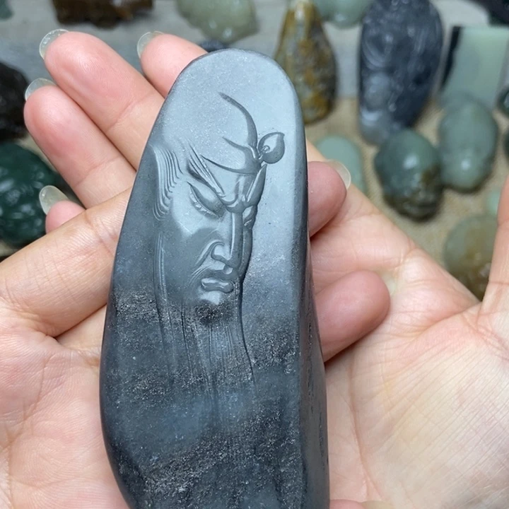 喵***的和田玉未镶嵌颈饰