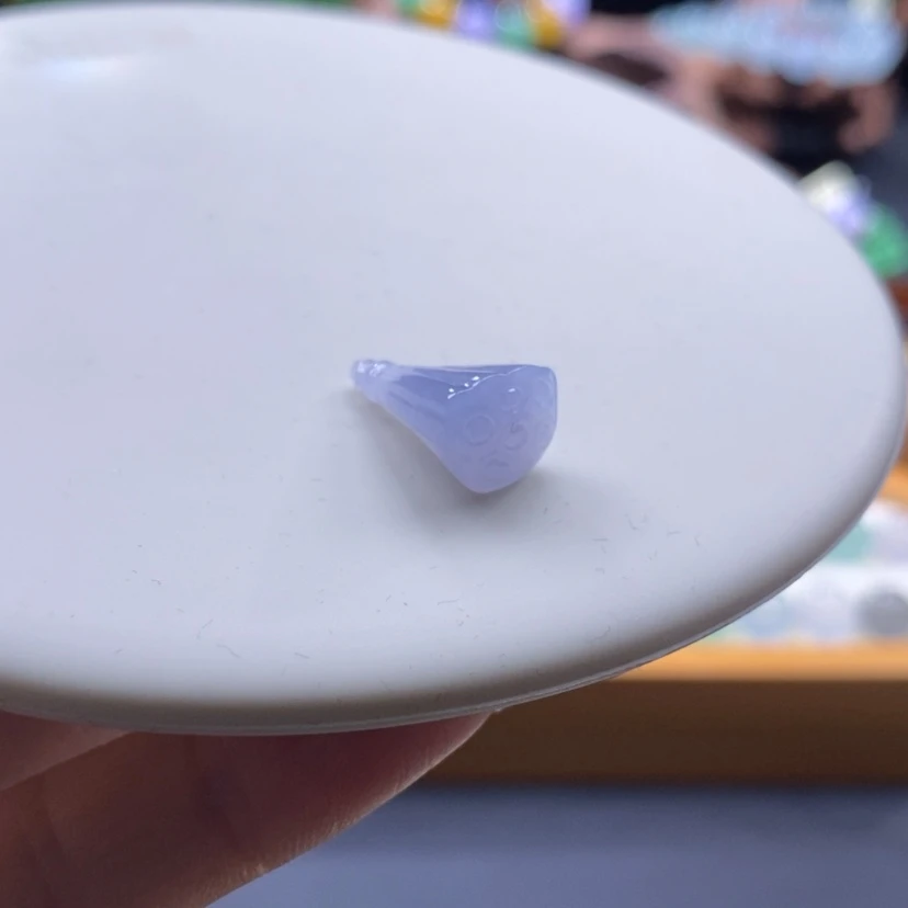 【闪购商品】翡翠颈饰未镶嵌翡翠冰紫莲蓬