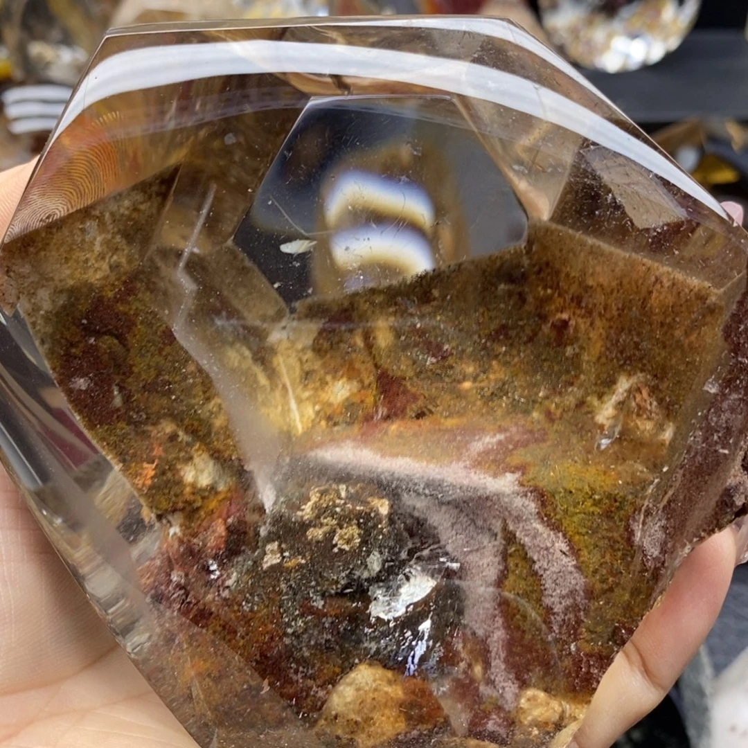 青***崖水晶珠宝半成品未镶嵌