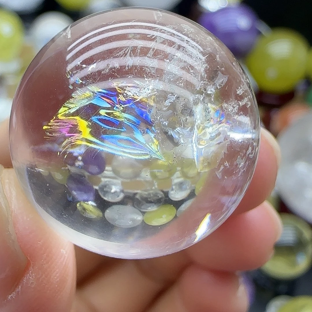 未镶嵌珠宝半成品水晶25.4mm