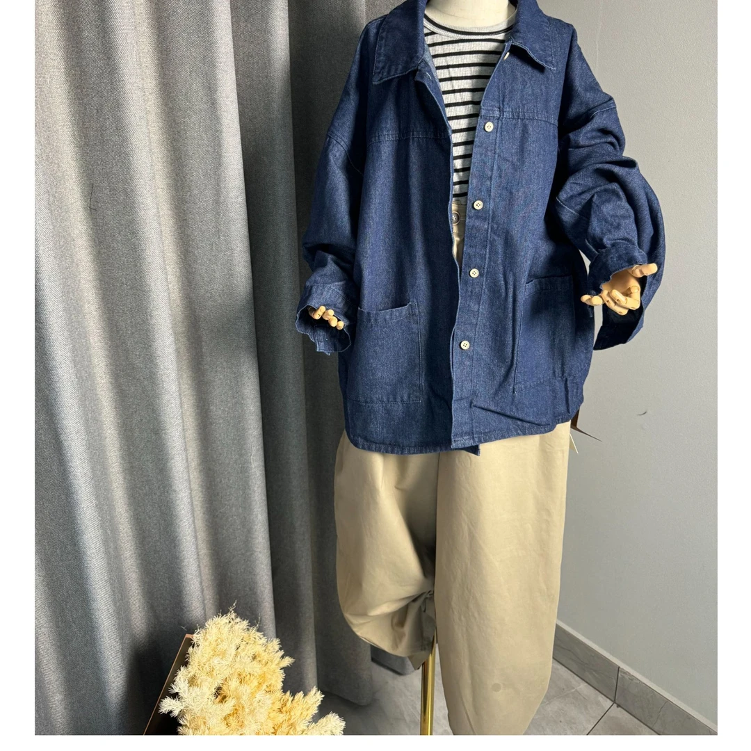 [韩遇H.Y]《春》（外套）大童轻奢精品时尚牛仔中性设计款-YMBLC25333