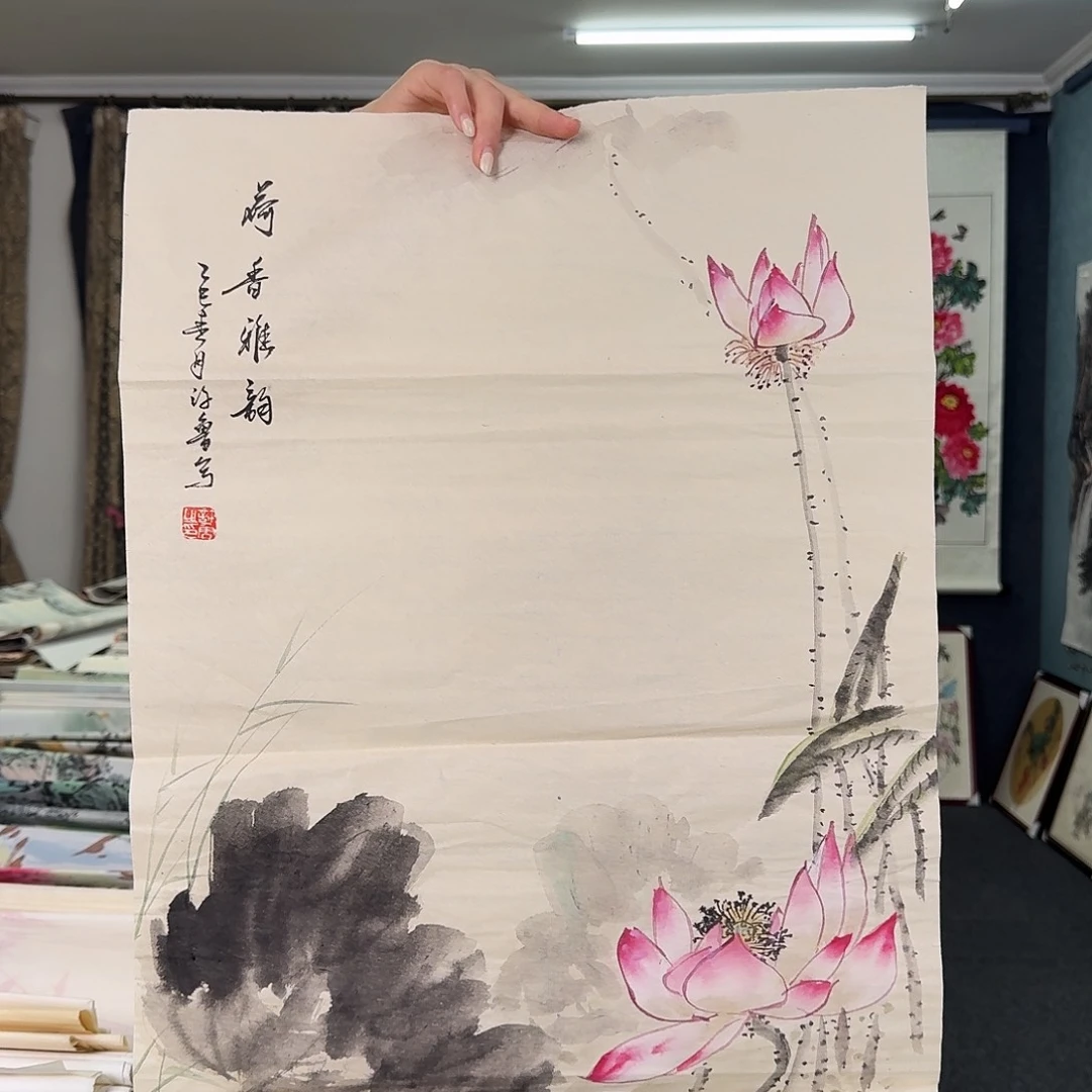纯手绘国画作品作品