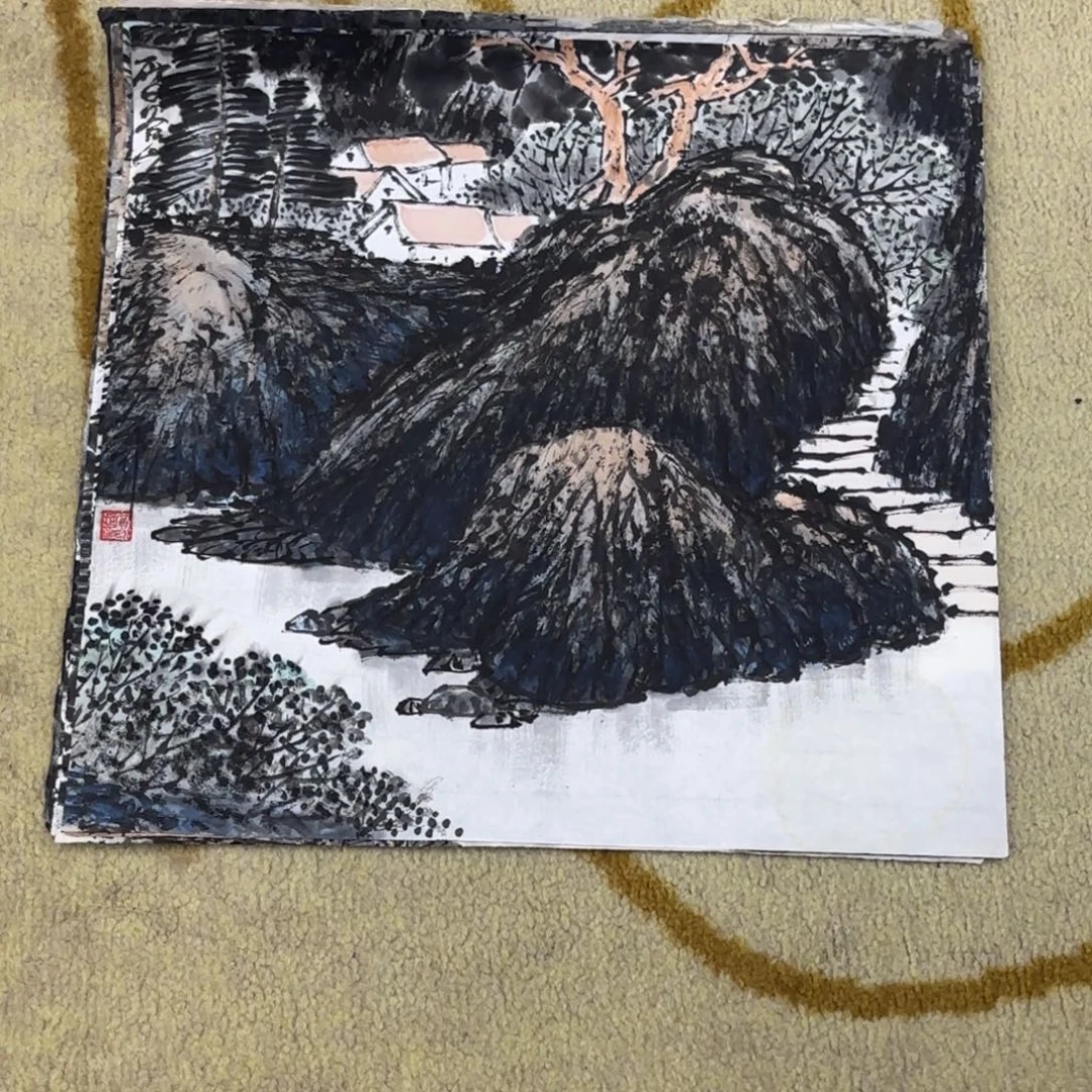 国画雪谷山人小品艺