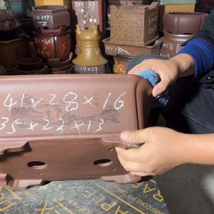 紫砂花盆紫砂花盆