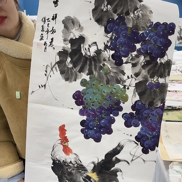 国画纯手绘国画作品