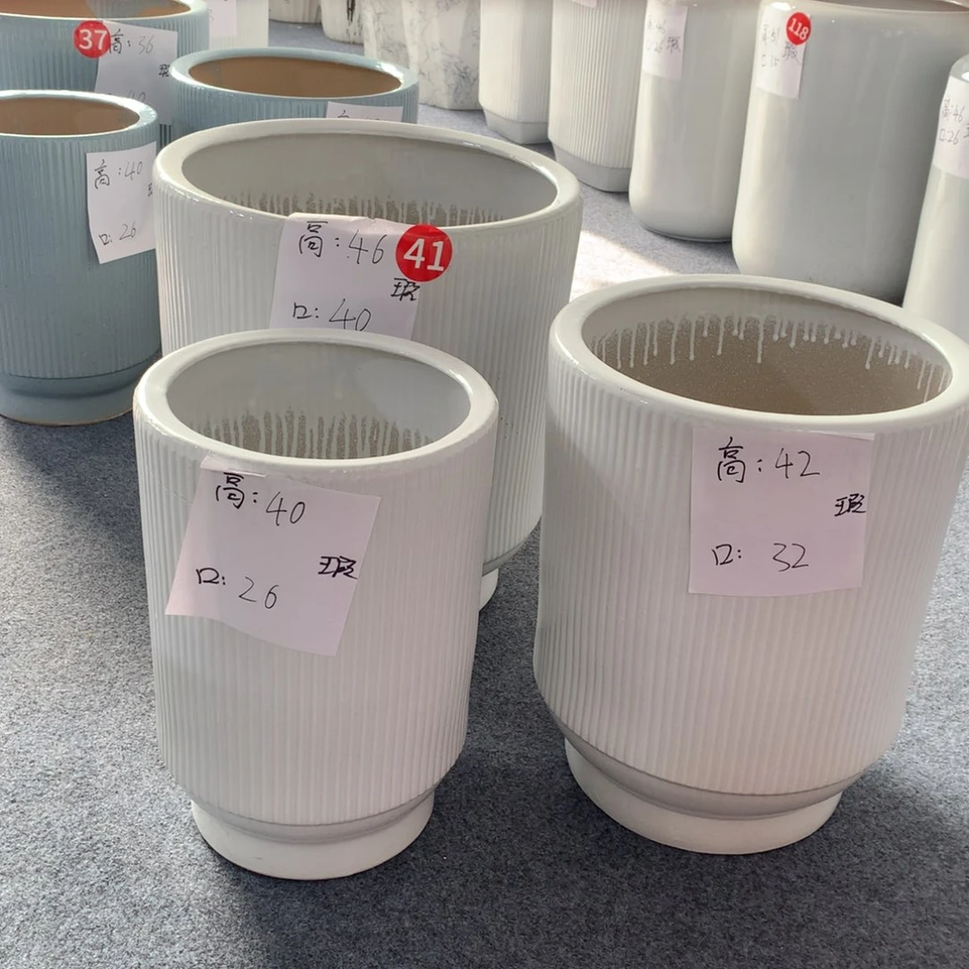 高温陶瓷花盆微瑕