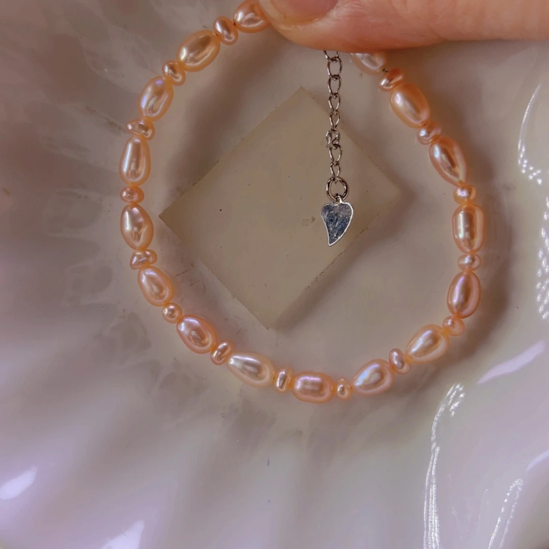 淡水珍珠手绳合金