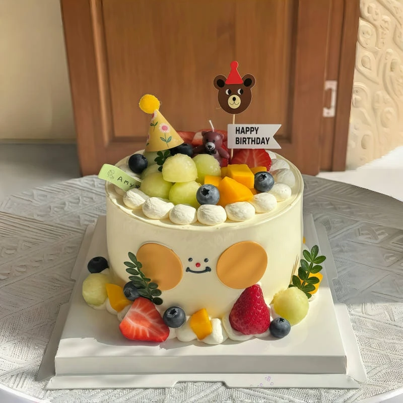 八喜冰淇淋夹心生日蛋糕送家人朋友兄弟全国同城免费配送上门