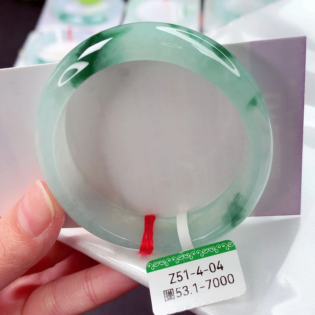 翡翠未镶嵌手镯缅甸天然a货翡翠手镯