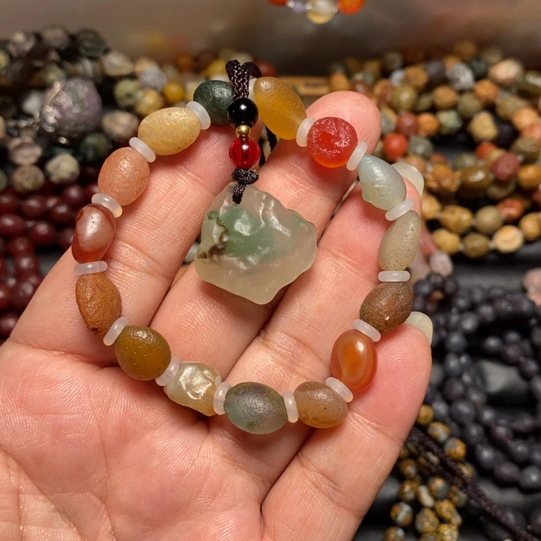 玛瑙/玉髓手链合金