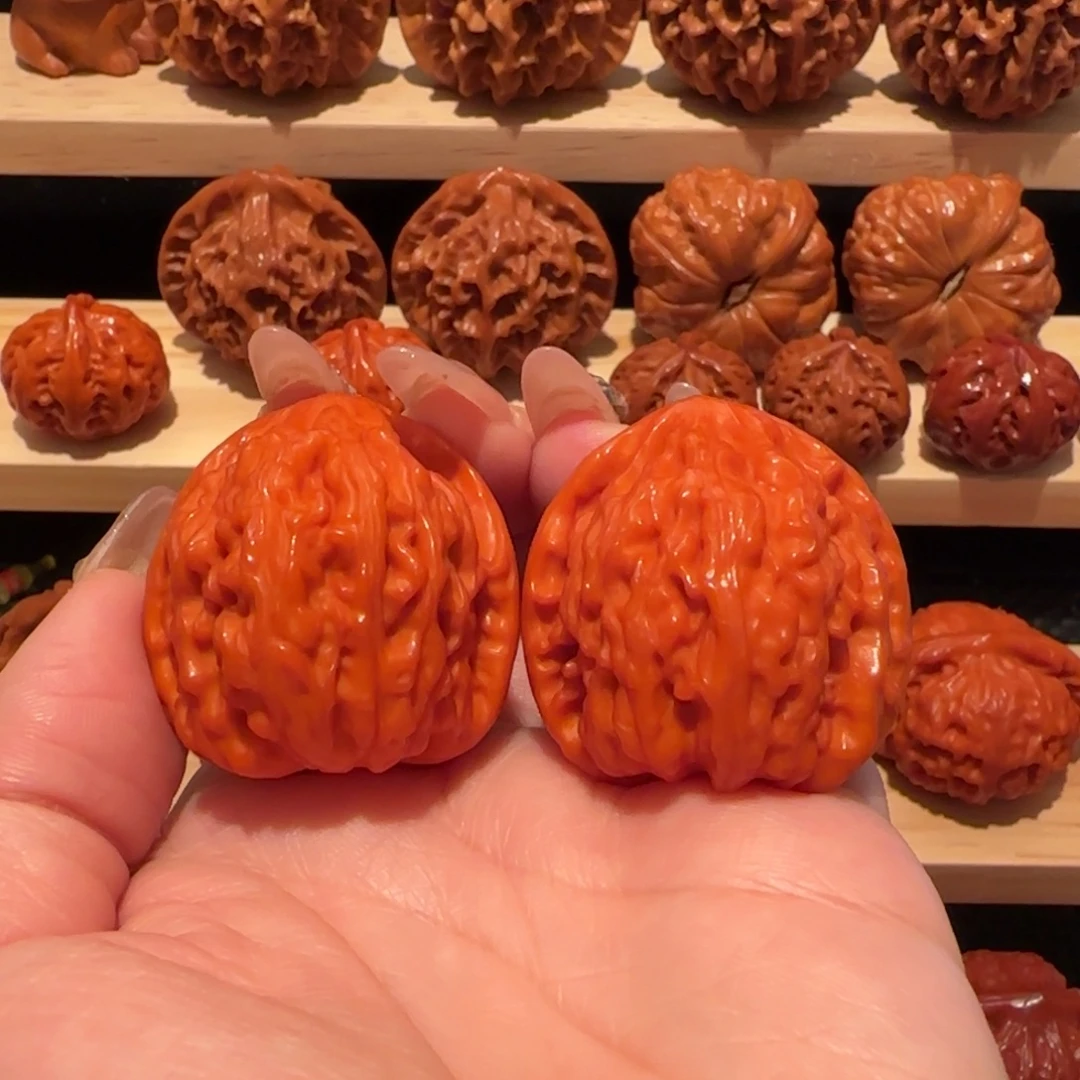 吊坠文玩核桃玉化文山35精品2982