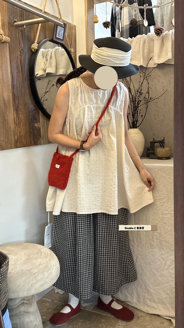 叨叨推荐款 CHAI#97720#无袖上衣  FL