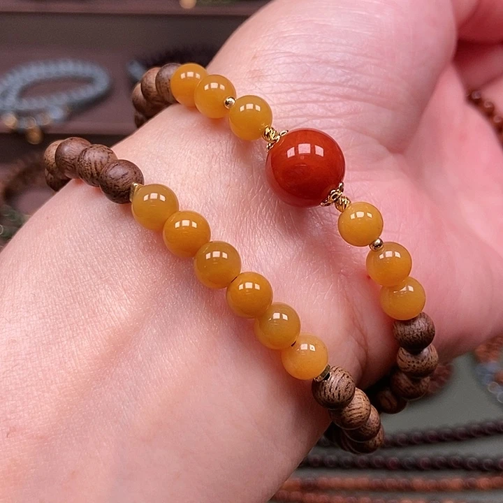 沉香手串未镶嵌0.5