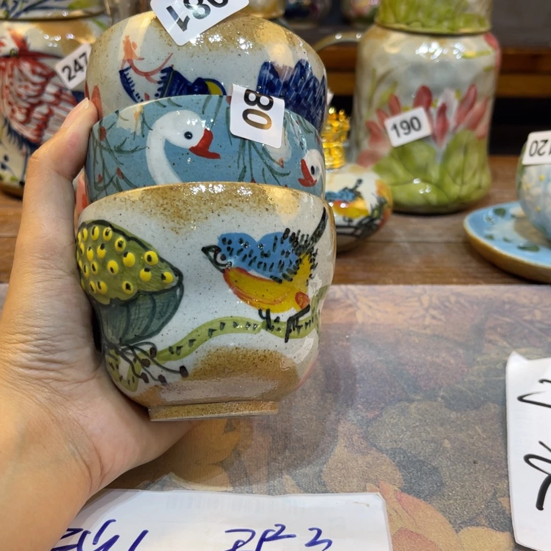 燕***野瓷片景德镇手工制作