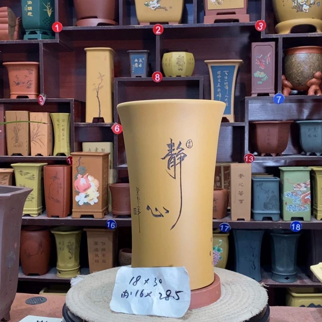紫砂花盆紫砂花盆