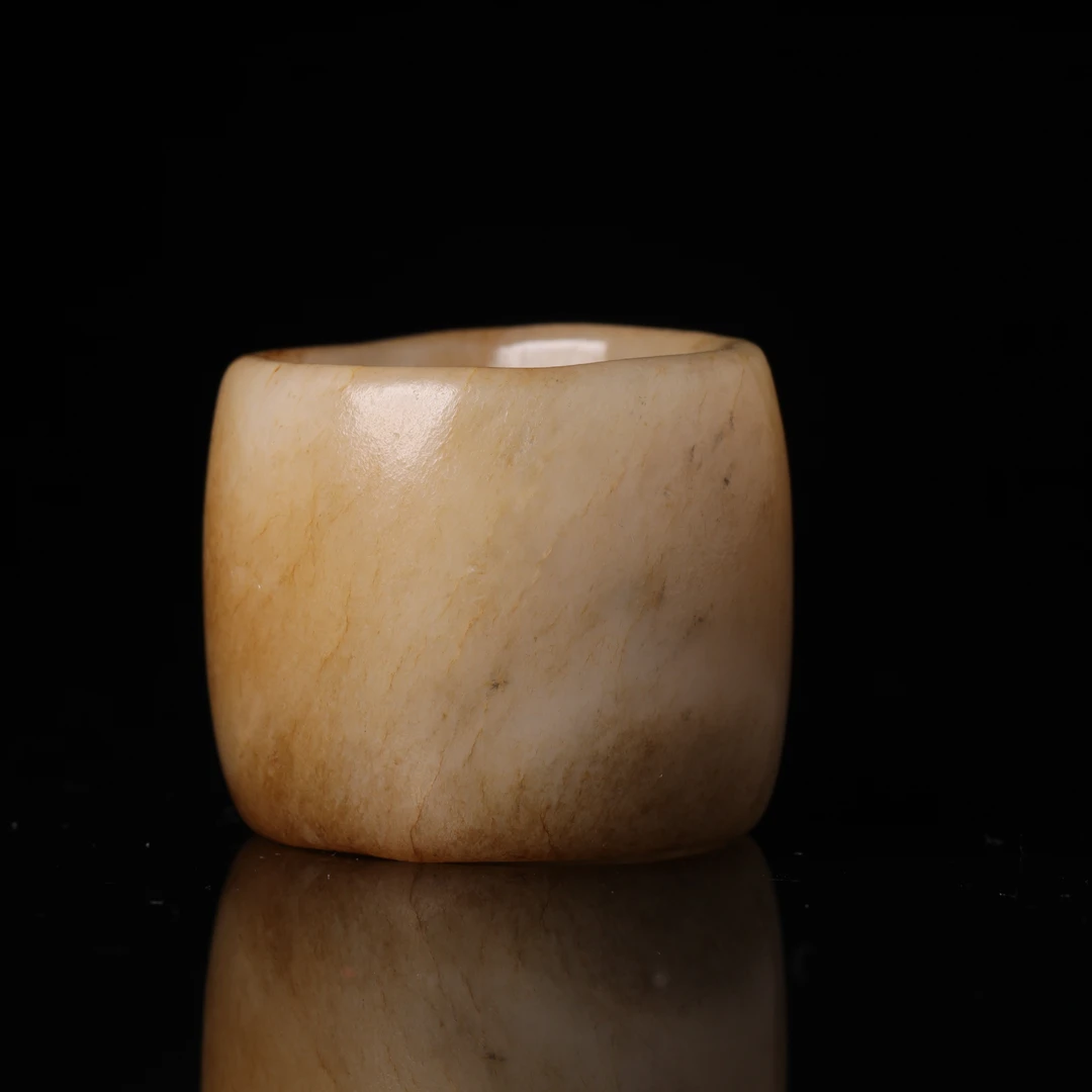 明代和田玉素扳指-CS