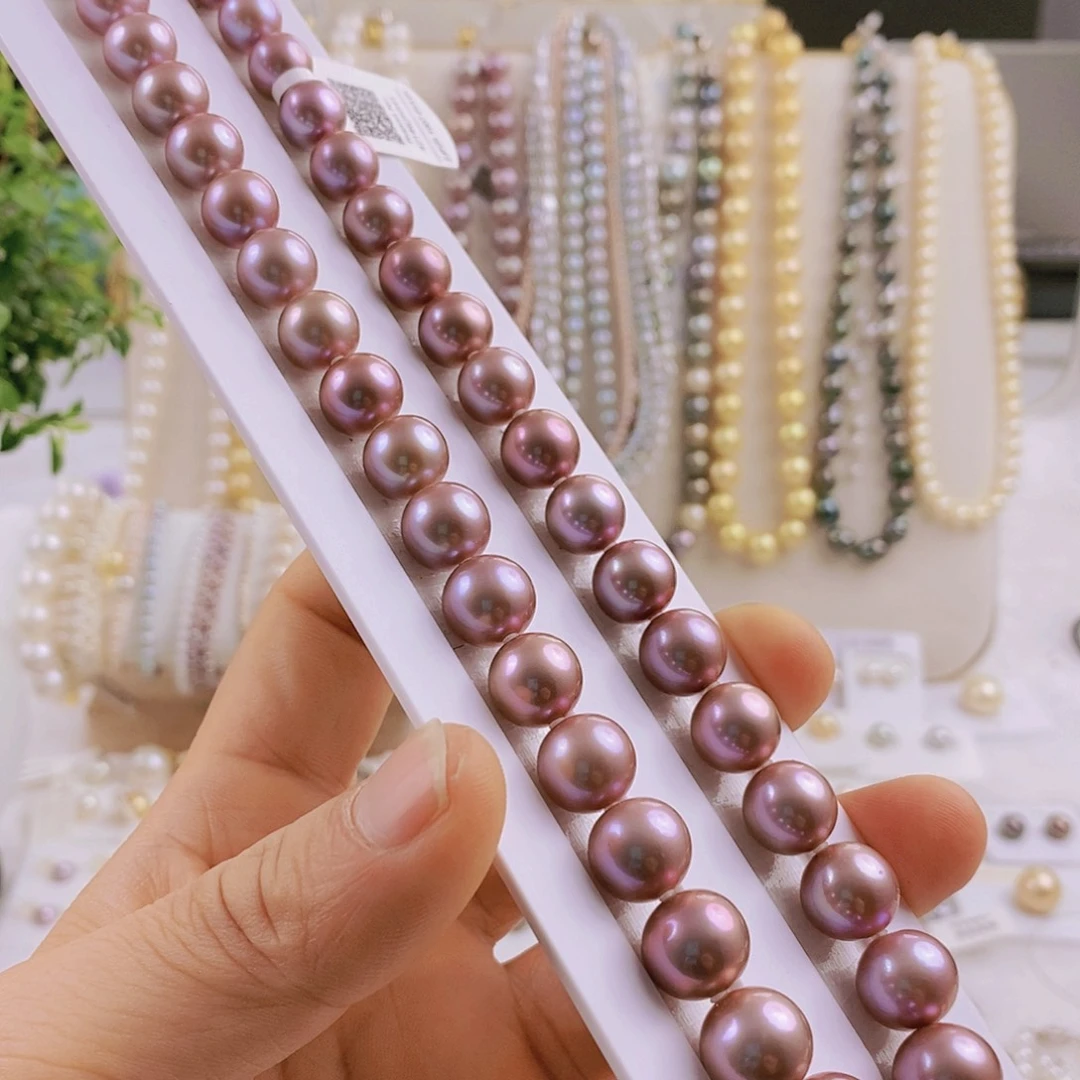 淡水珍珠银S925镶嵌颈饰