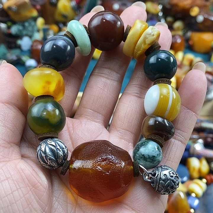 蜜蜡未镶嵌手串手串