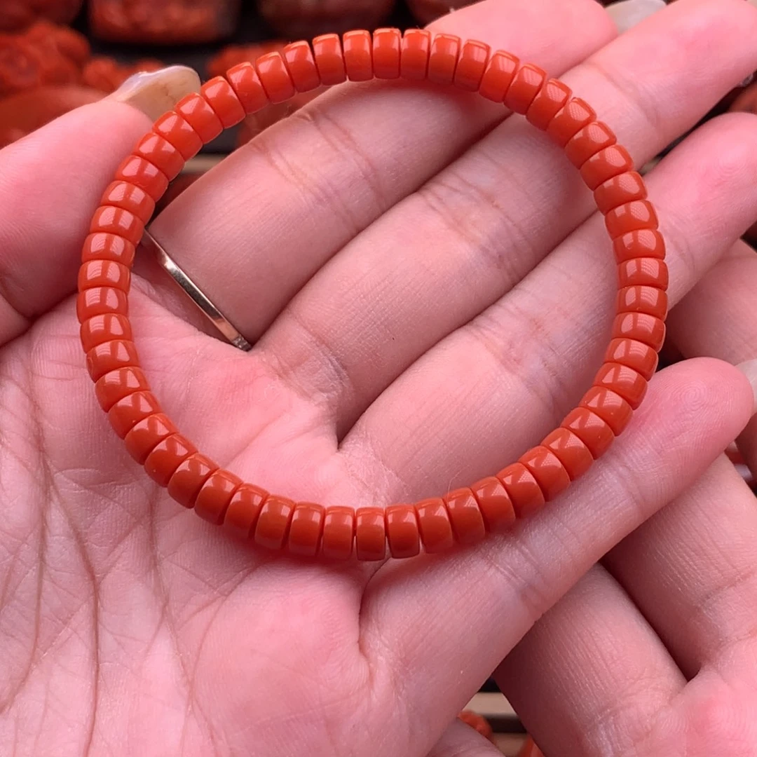 南红玛瑙未镶嵌保山高品精工药片5.8mm