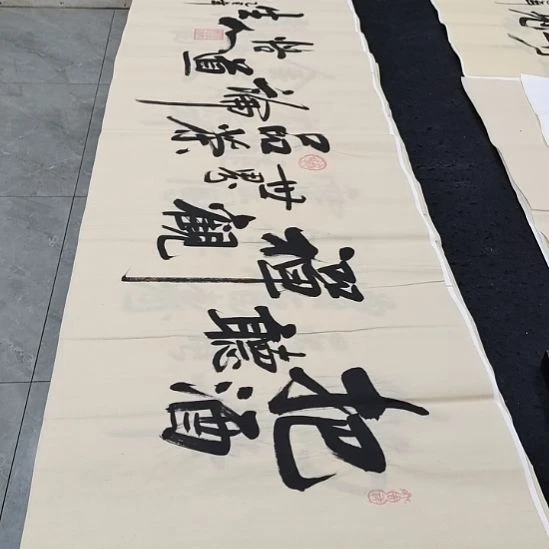 翰墨白武坤老师作品一副