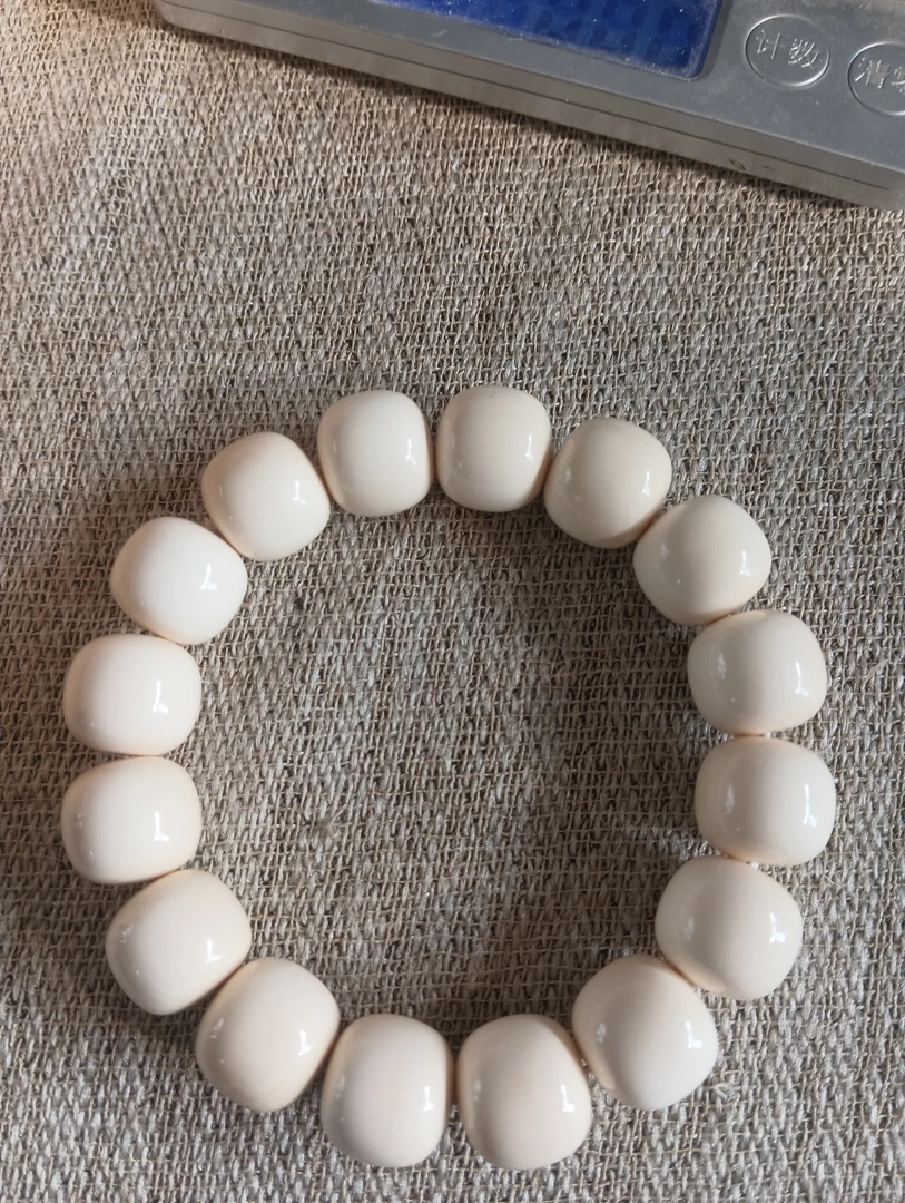 猛犸象牙原色14/13老型手串