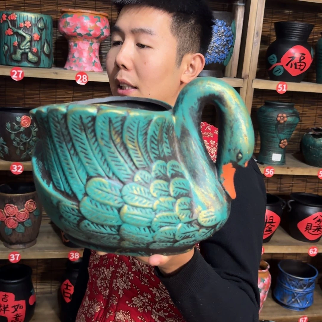 带孔高端浮雕花盆炸炸炸炸