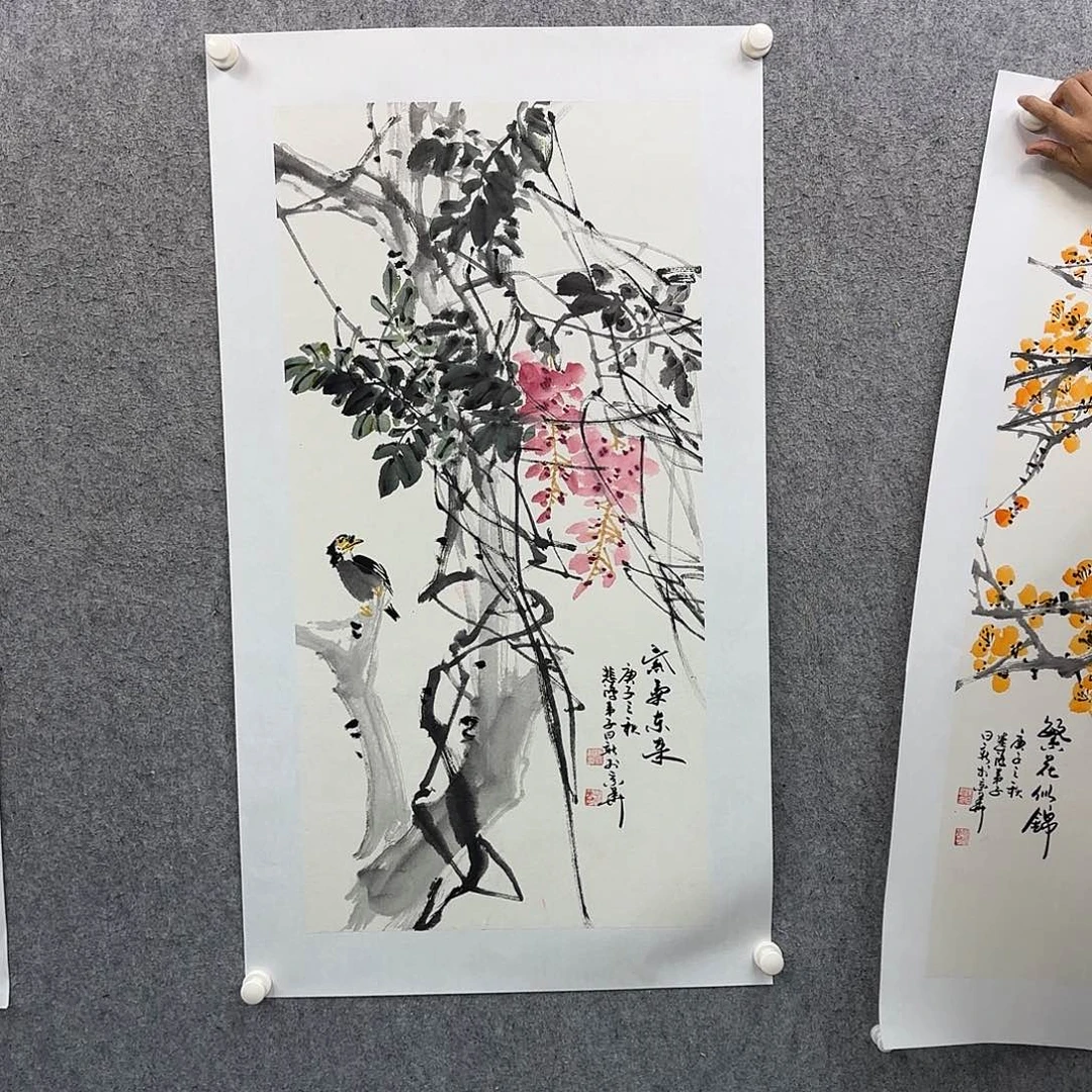 书法作品多次参加