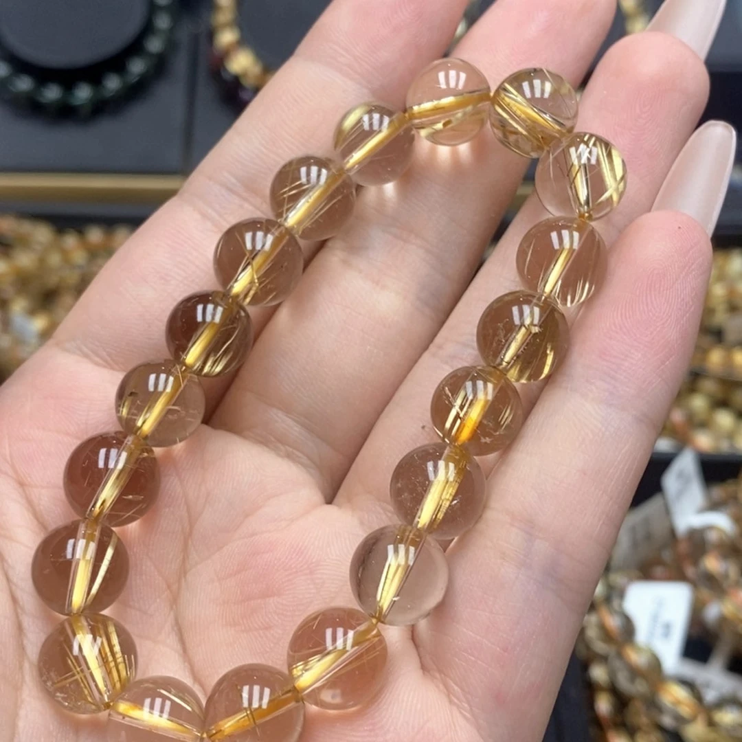 发晶手串未镶嵌卓慕水晶
