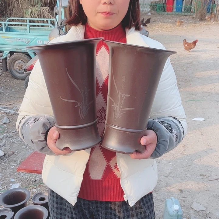 紫砂花盆宜兴紫砂精品花盆