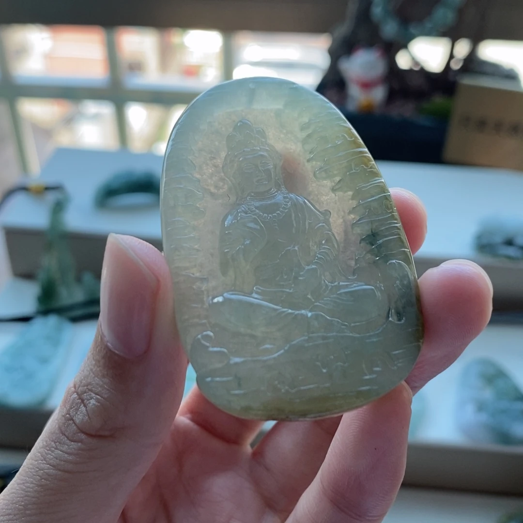 【闪购商品】颈饰未镶嵌翡翠小***糖天然缅甸翡翠A货