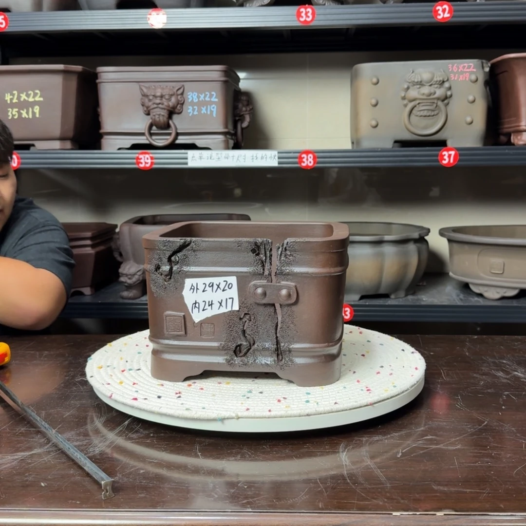 紫砂花盆紫砂花盆