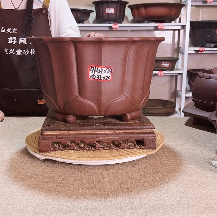 紫砂花盆紫砂花盆