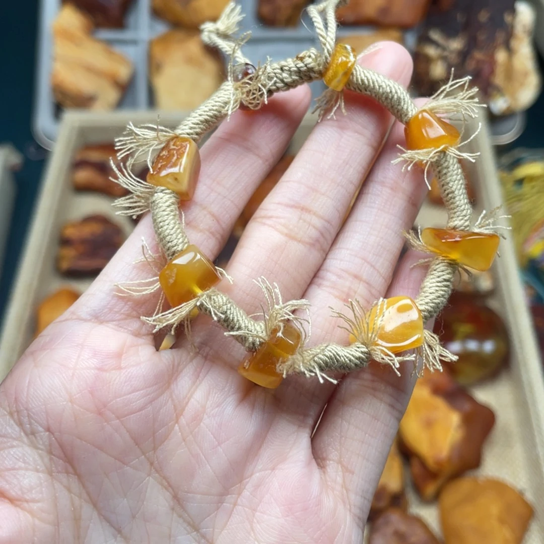 琥珀未镶嵌珠宝奇石