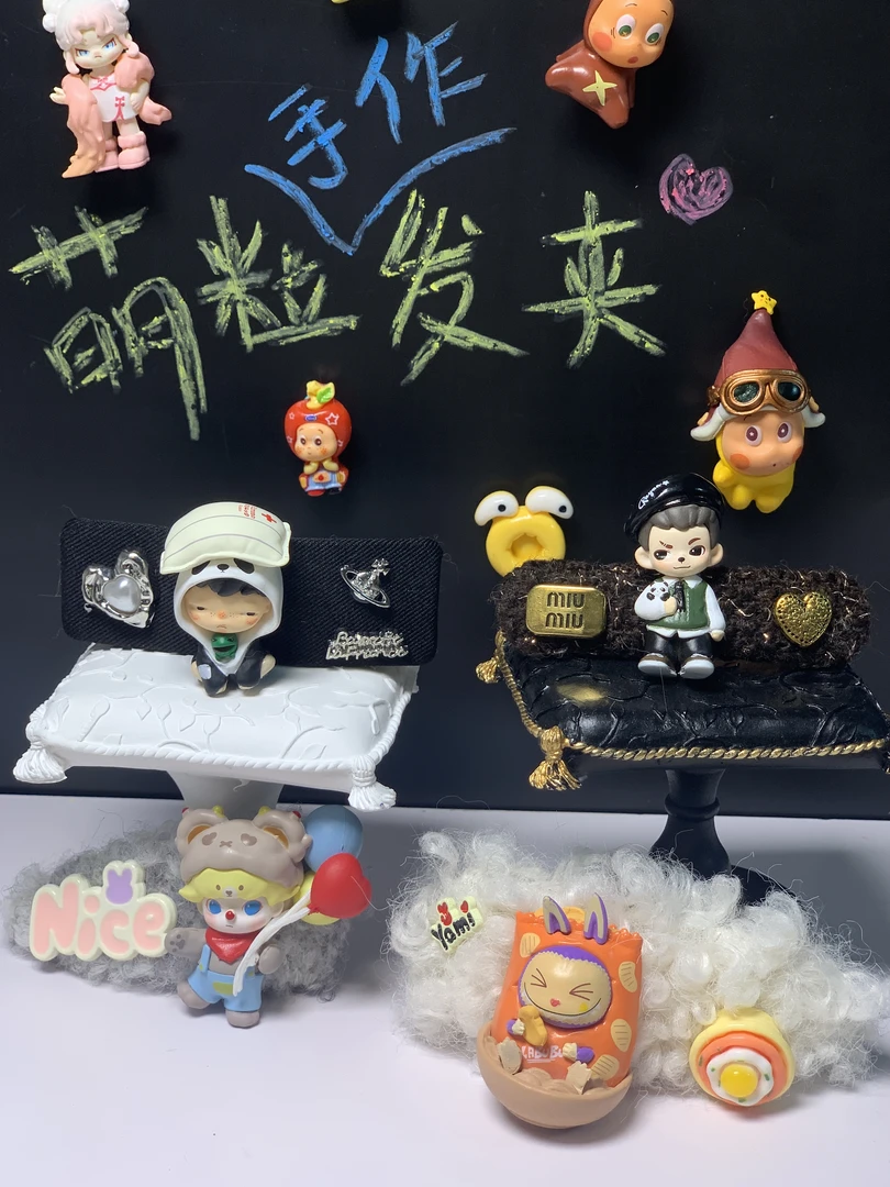 【原创发夹】原创萌粒发卡设计感重工立体发夹发饰潮玩diy礼物手工