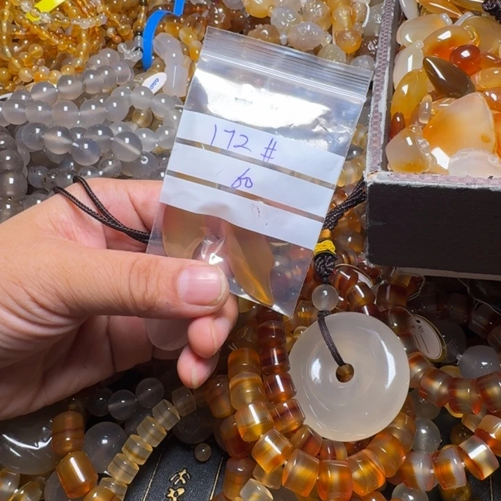 玛瑙/玉髓颈饰未镶嵌晓**～172