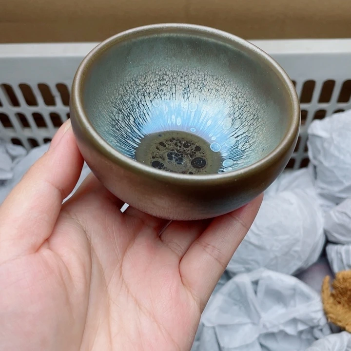茶盏建窑建盏主人杯微瑕