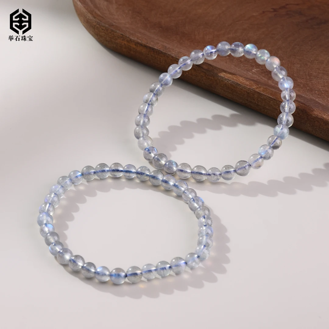 【举石珠宝】T0610-1000-77长石手串（一件/多样性发/约4mm+）I