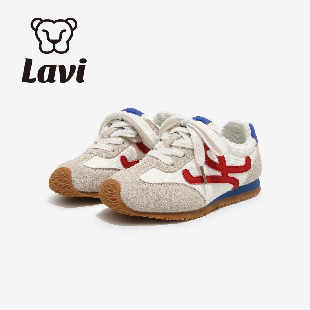 LAVI亲子鞋韩版德迅鞋春季新款潮流防滑小白鞋学生校园板鞋2751