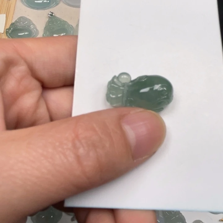 翡翠未镶嵌吊坠(不含链)翡翠