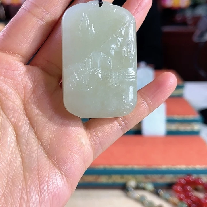 和田玉吊坠未镶嵌