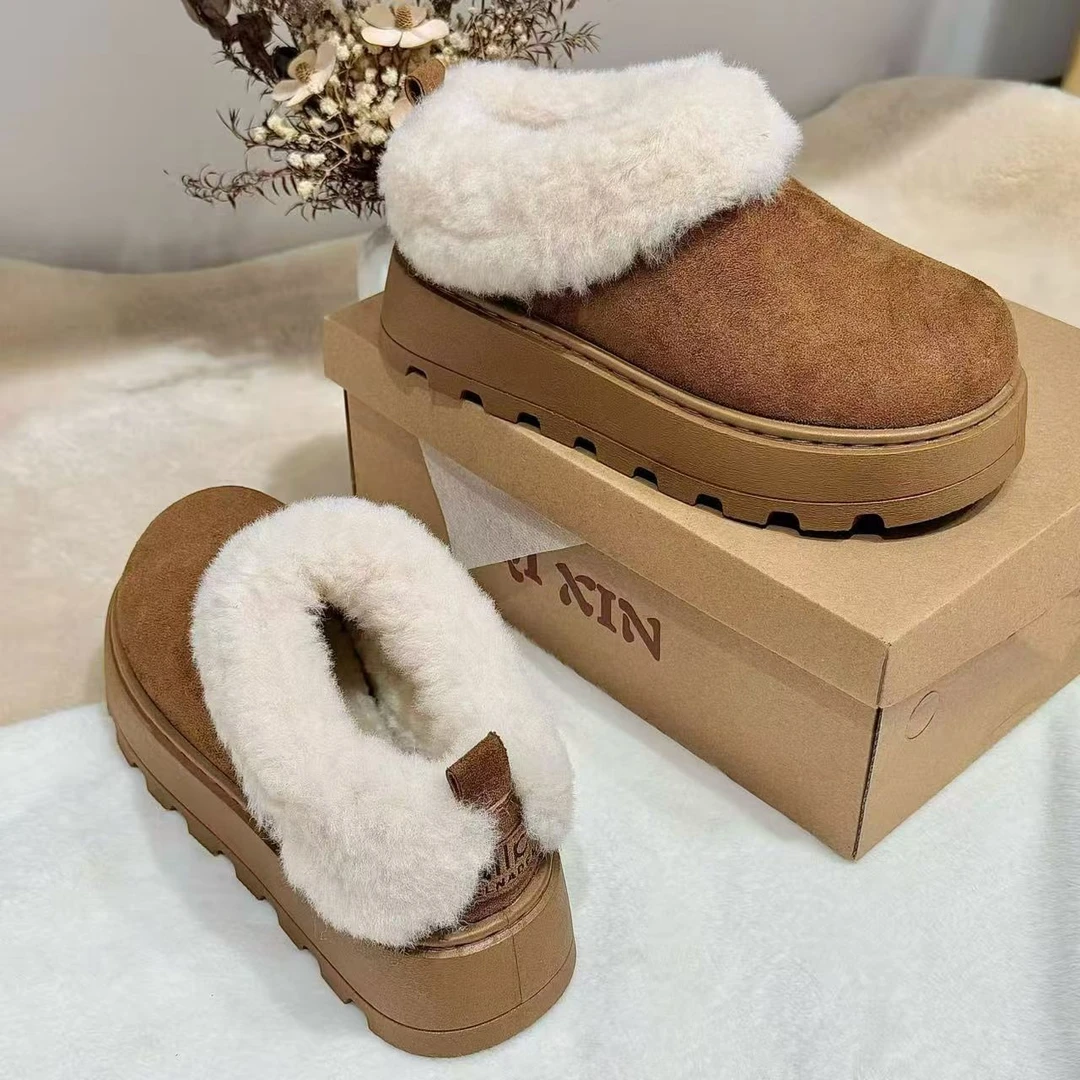 2025新款乐福鞋棉鞋保暖时尚雪地靴 YB902