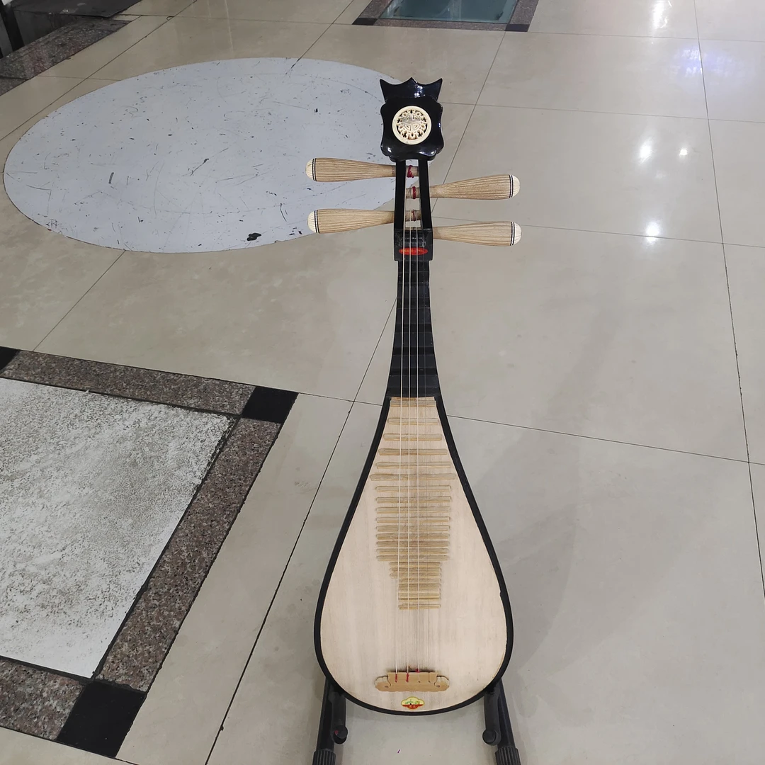 入门级如意头儿童硬木琵琶（胶木相）