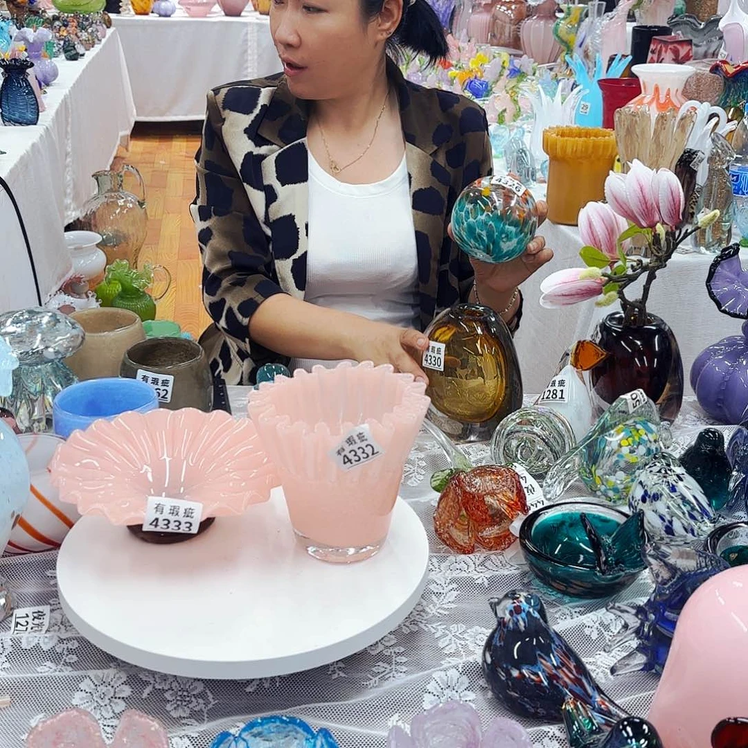 4332 4333瑕安妮家居琉璃花瓶摆件