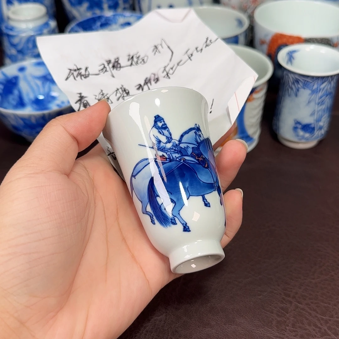 酒***事现代景德镇陶瓷杯