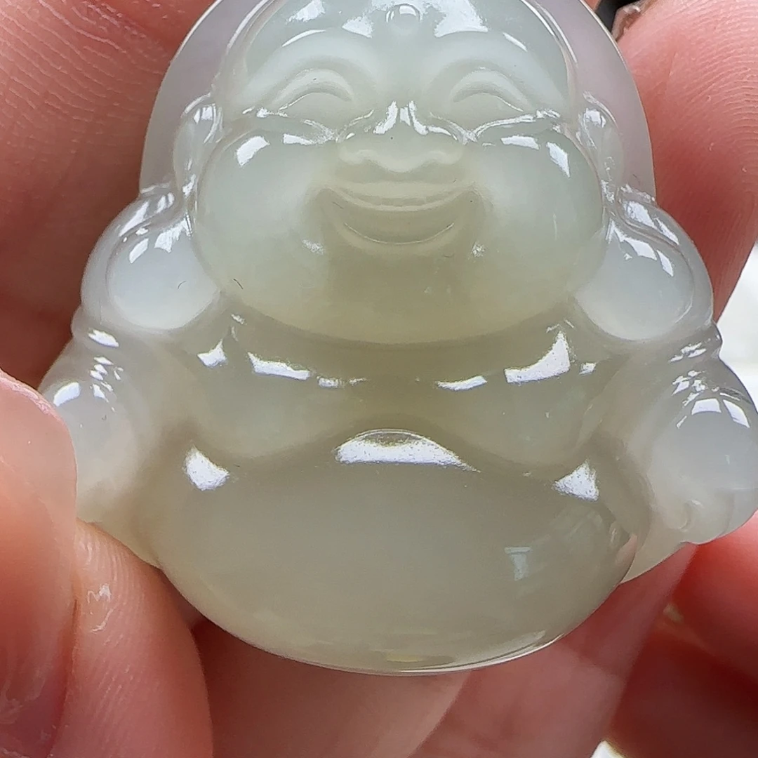 和田玉未镶嵌吊坠(赠链)