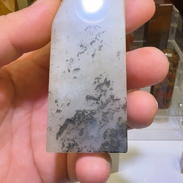 寿山石印石高山石水幕画