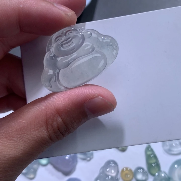 颈饰未镶嵌翡翠佛公