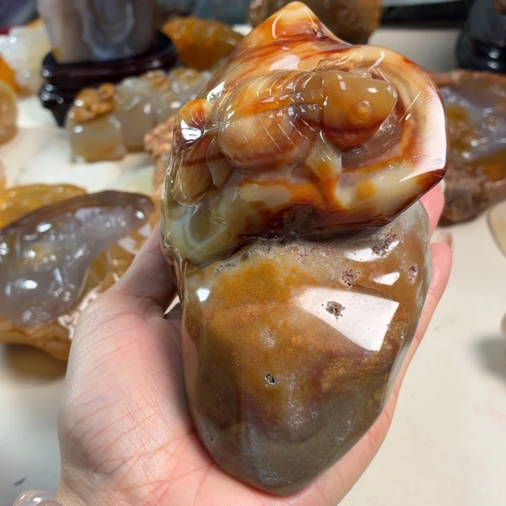 未镶嵌吊坠(不含链)玛瑙/玉髓