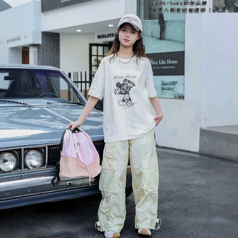 87026 夏款刺绣图案短袖T恤